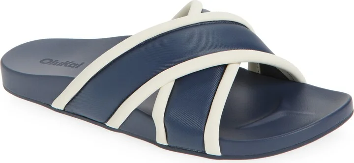 Ani Water Resistant Crisscross slide Sandal