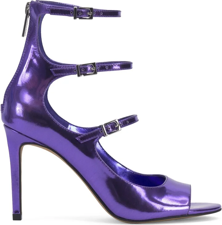 Anika Buckle Strap Open Toe Pump - Image 3