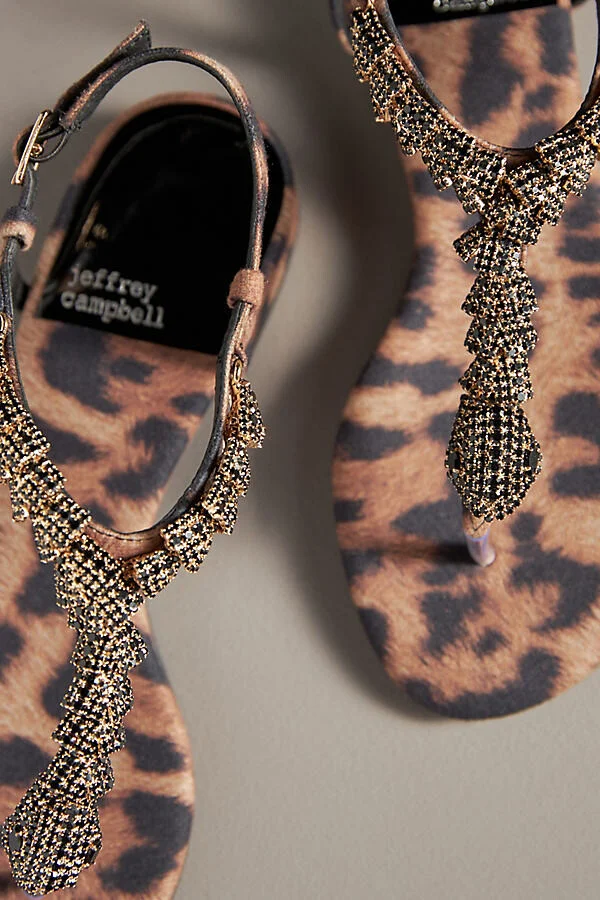Animal Jewel Sandals - Image 3