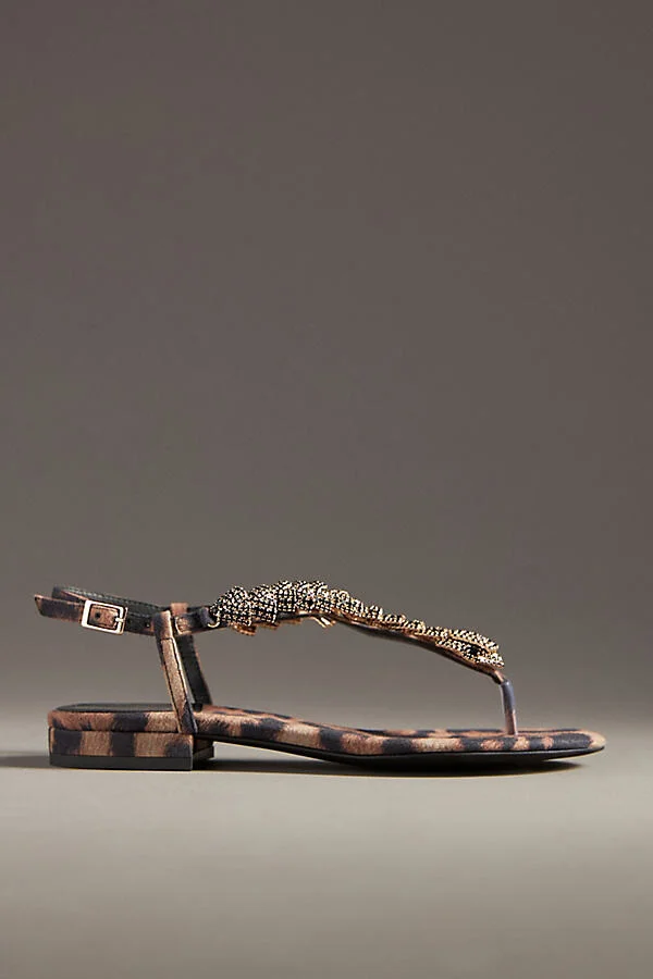 Animal Jewel Sandals