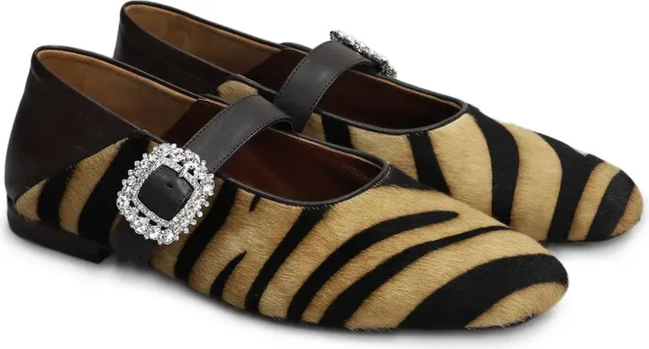 Animal-Print Ballerina Shoes - Image 2