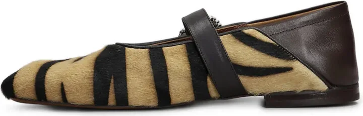 Animal-Print Ballerina Shoes - Image 4