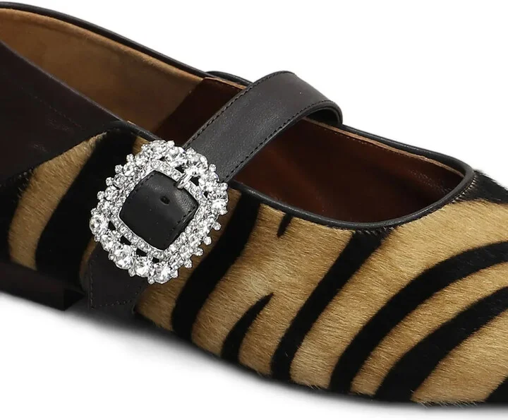 Animal-Print Ballerina Shoes - Image 5