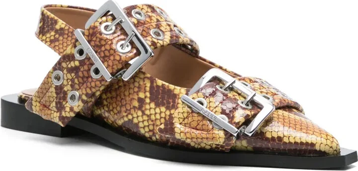 Animal-Print Ballet Flats - Image 2