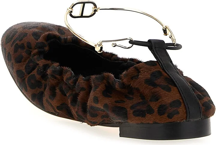 Animal Print Ballet Flats - Image 3