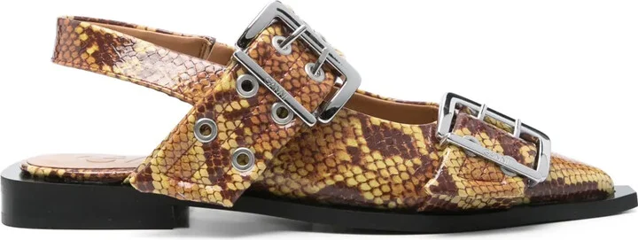 Animal-Print Ballet Flats