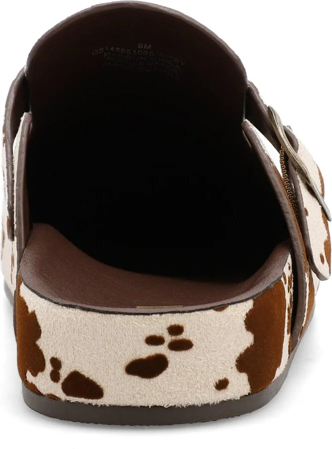 Animal Print Buckle Mule - Image 2