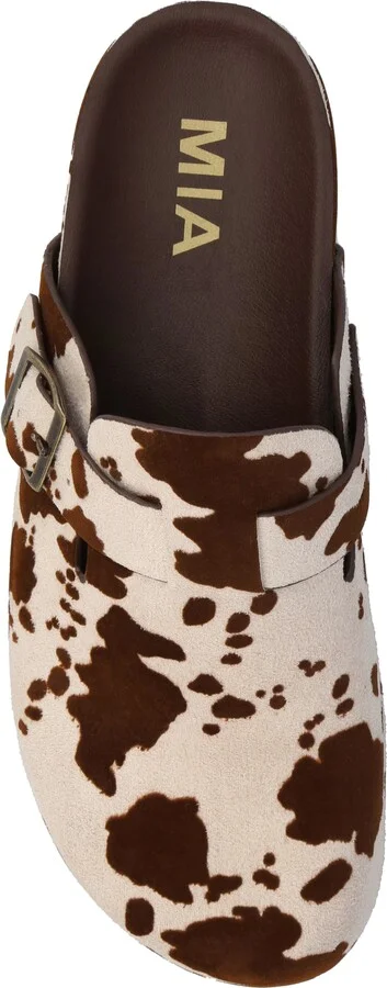 Animal Print Buckle Mule - Image 4