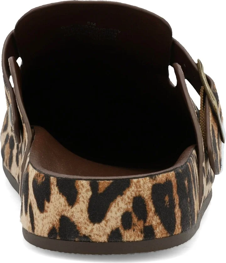 Animal Print Buckle Mule - Image 7
