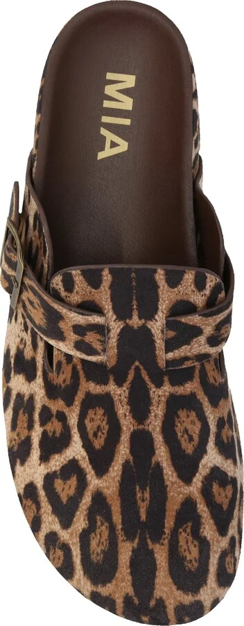 Animal Print Buckle Mule - Image 9