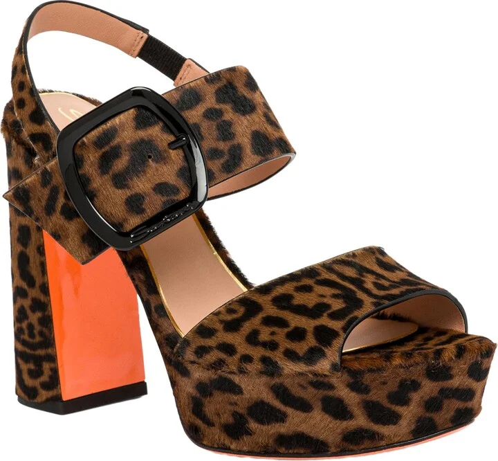 Animal-print cavallino sandal - Image 2