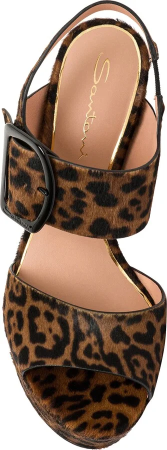 Animal-print cavallino sandal - Image 3