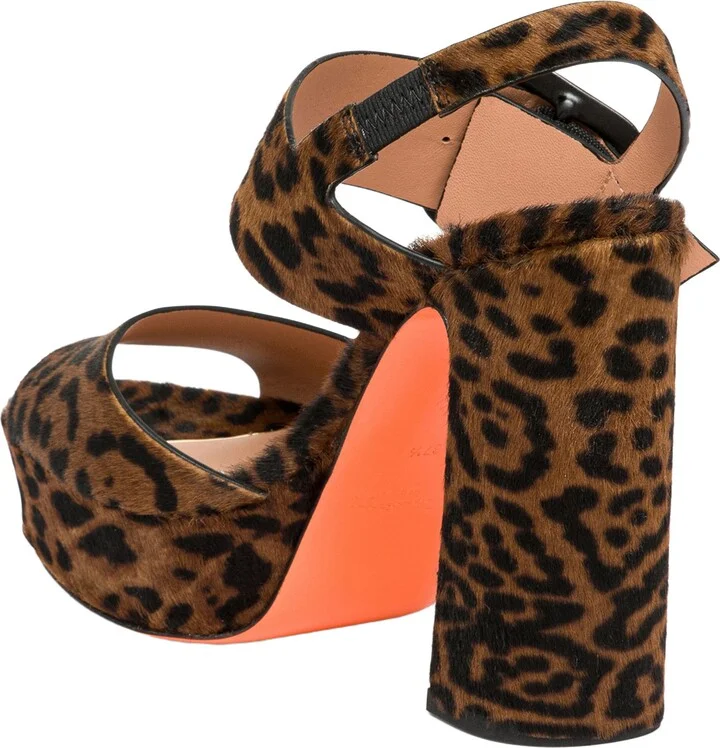 Animal-print cavallino sandal - Image 4