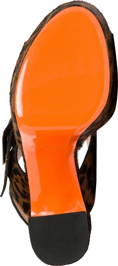 Animal-print cavallino sandal - Image 5