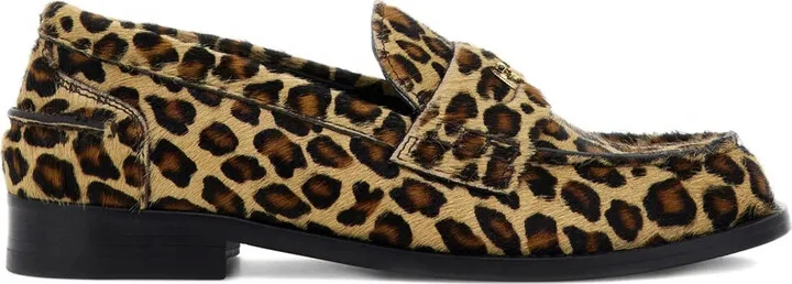 Animal Print Loafers