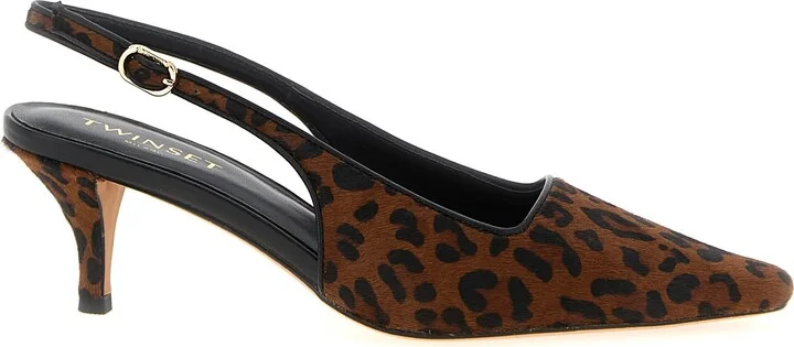 Animal Print Slingbacks