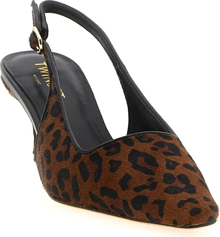 Animal Print Slingbacks TwinSet - Image 2