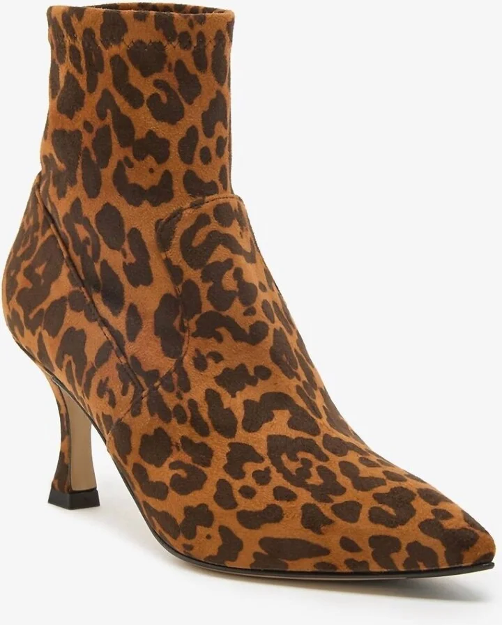Animal Print Suede Boot