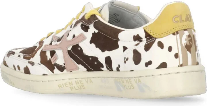 Animalier Pattern Lace-Up Sneakers - Image 3