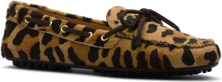 Animalier-print calf hair loafers - Image 2