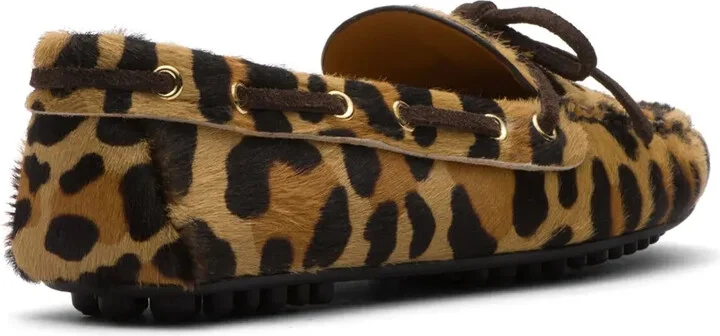 Animalier-print calf hair loafers - Image 3
