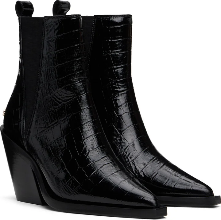 ANINE BING Black Bekah Chelsea Boots - Image 4