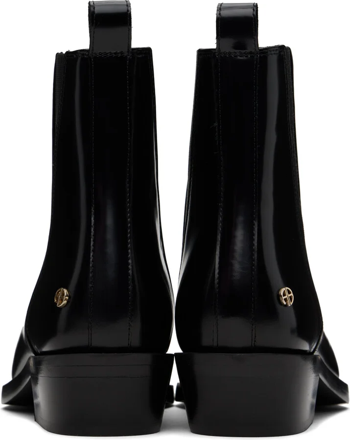 ANINE BING Black Bekah Flat Boots - Image 2