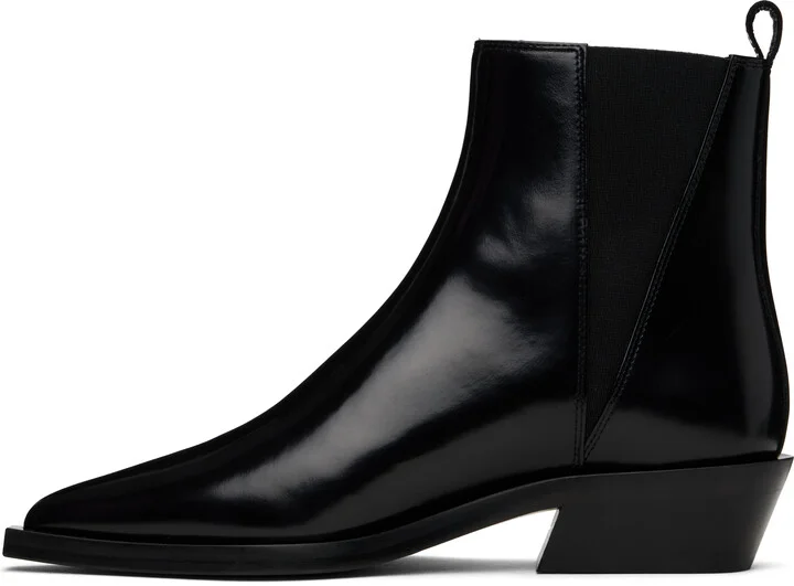 ANINE BING Black Bekah Flat Boots - Image 3