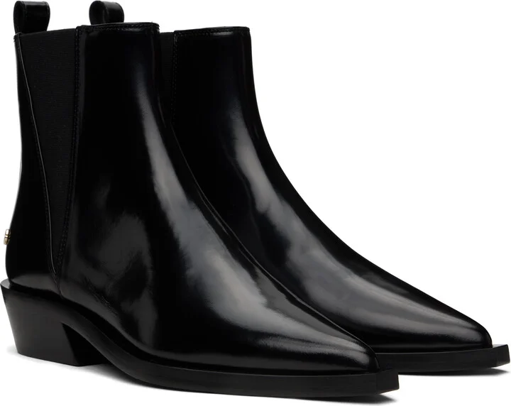 ANINE BING Black Bekah Flat Boots - Image 4