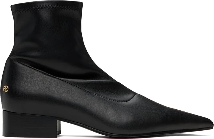 ANINE BING Black Hilda Flat Boots