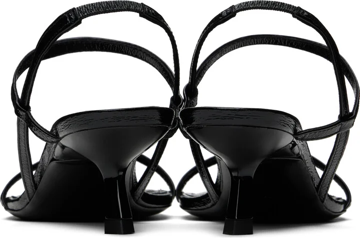 ANINE BING Black Hilda Heeled Sandals - Image 2