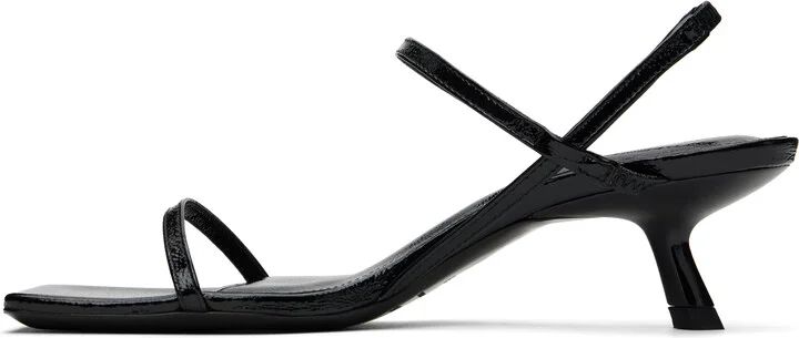 ANINE BING Black Hilda Heeled Sandals - Image 3