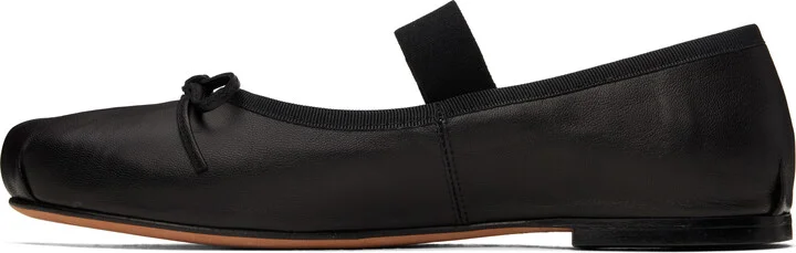 ANINE BING Black Jolie Ballerina Flats - Image 3