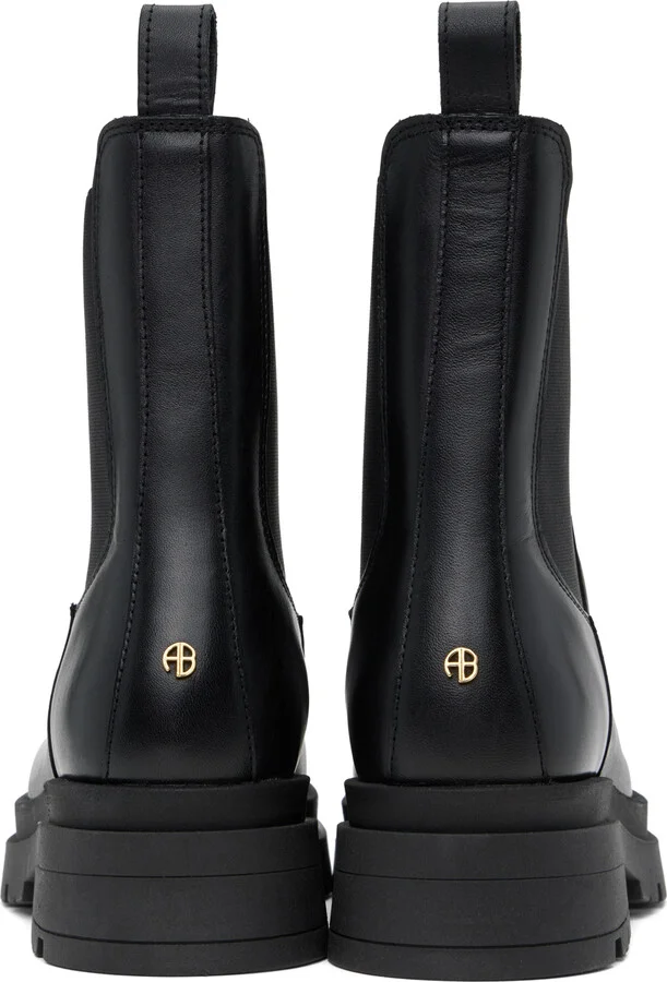 ANINE BING Black Justine Chelsea Boots - Image 2