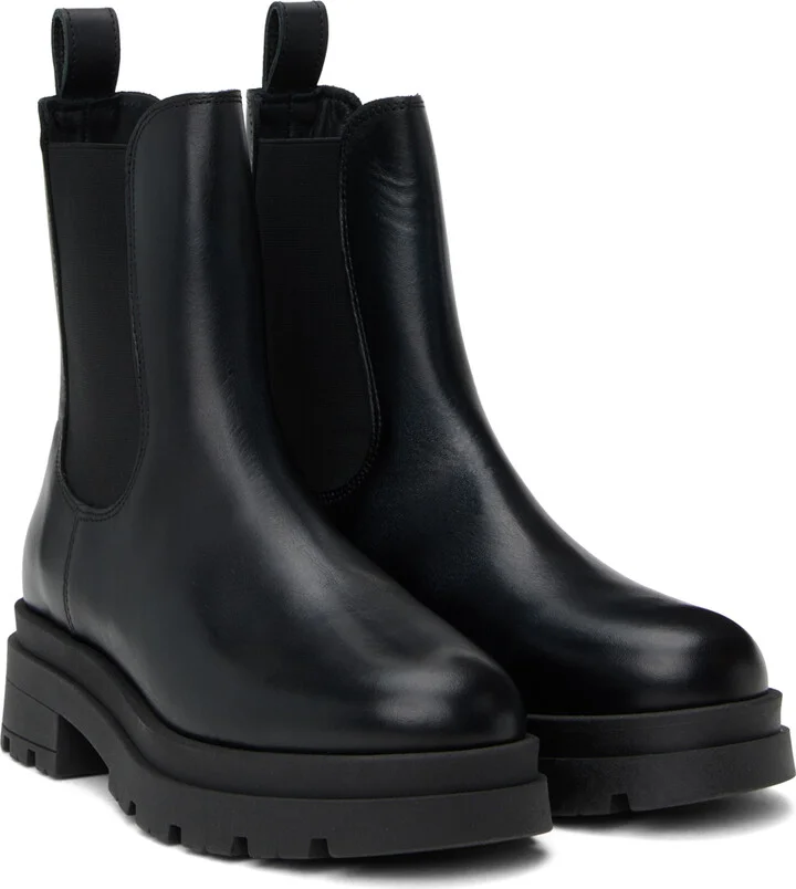 ANINE BING Black Justine Chelsea Boots - Image 4