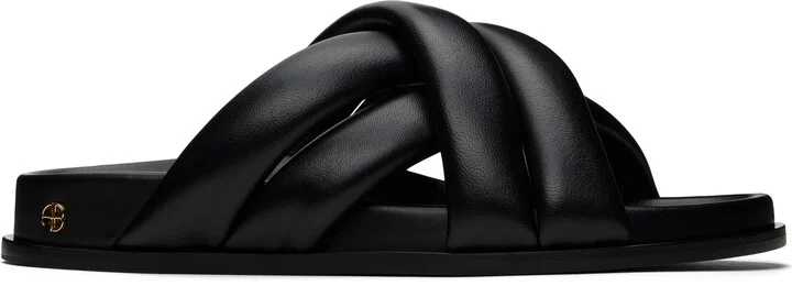 ANINE BING Black Lizzie Sandals