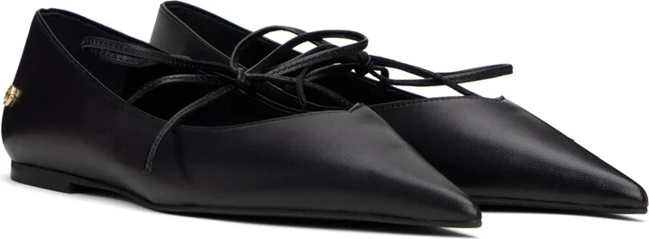 ANINE BING Black Nikki Ballerina Flats - Image 4
