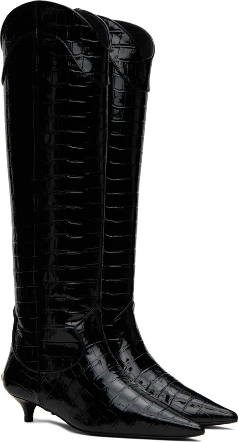 ANINE BING Black Rae Boots - Image 4