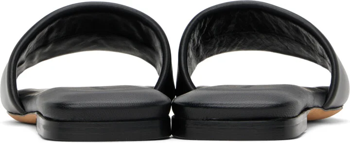 ANINE BING Black Ria Slides - Image 2