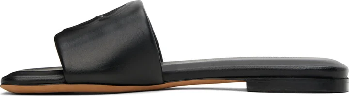 ANINE BING Black Ria Slides - Image 3