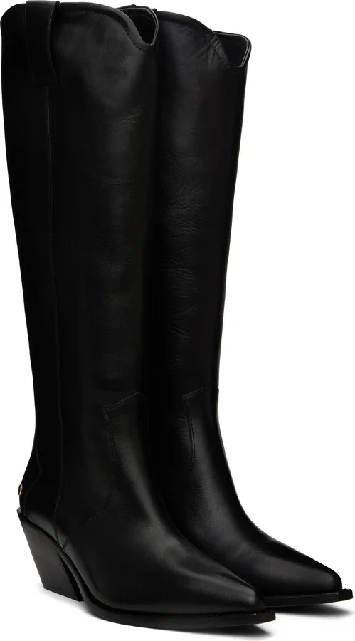 ANINE BING Black Tania Tall Boots - Image 4