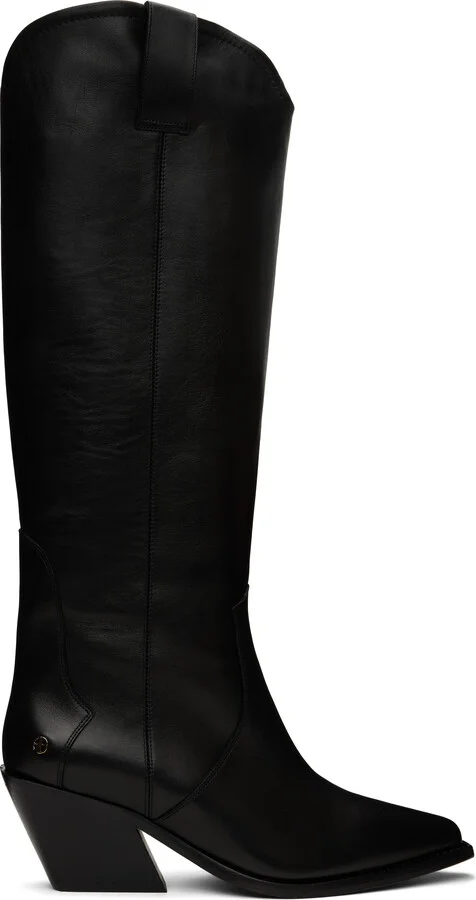 ANINE BING Black Tania Tall Boots