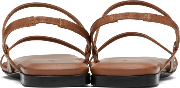 ANINE BING Brown Hilda Flat Sandals - Image 2