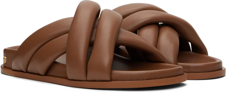 ANINE BING Brown Lizzie Sandals - Image 4