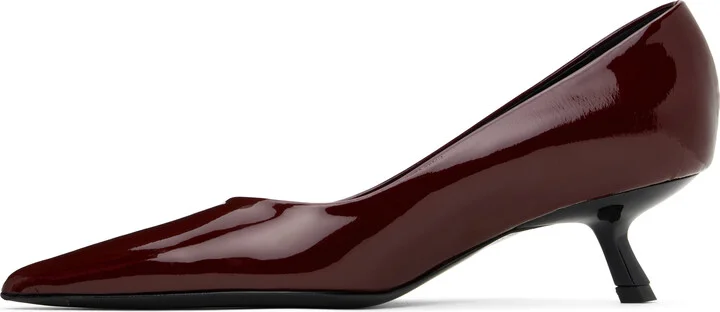 ANINE BING Burgundy Hilda Heels - Image 3