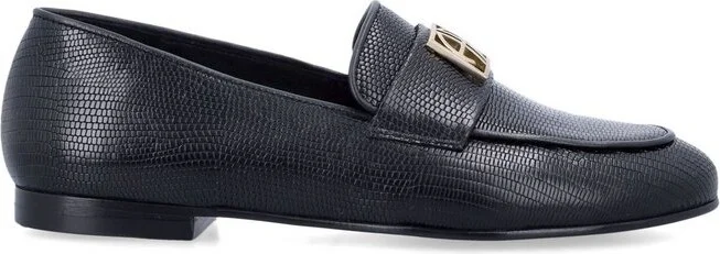 Anine Bing Corrine Monogram Loafers