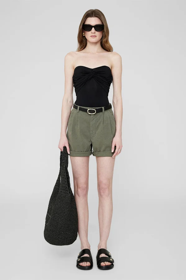 ANINE BING Ella Slides in Black - Image 3
