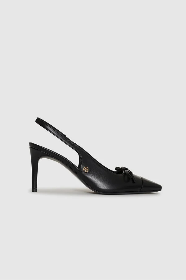 ANINE BING Freya Slingbacks in Black