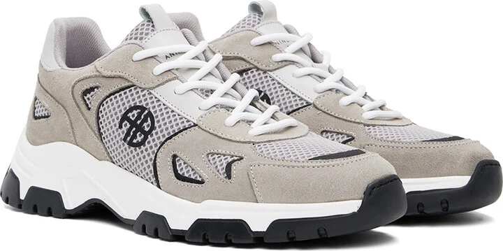 ANINE BING Gray Brody Sneakers - Image 4
