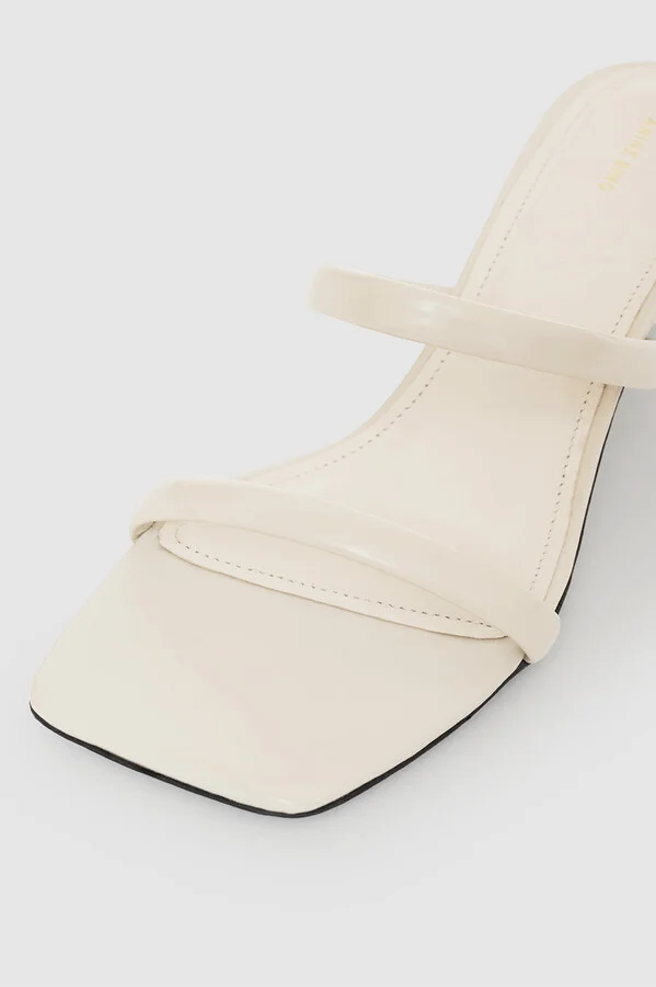 ANINE BING Hilda Mule Sandals in Bone - Image 5